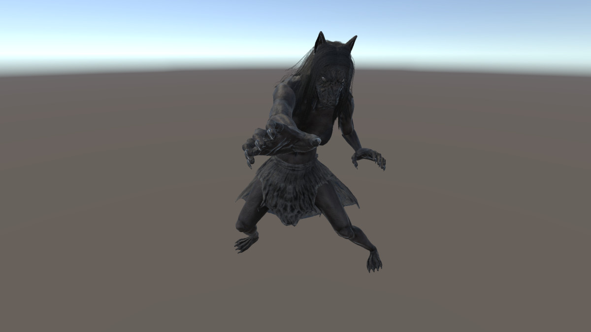 Female Werewolf - Realistic Horror Creature