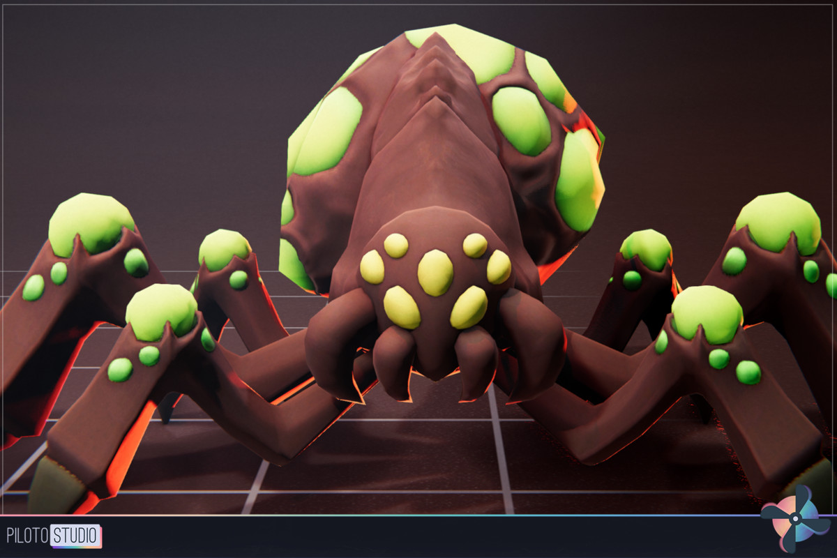 Spider Poison - 3 Characters + Animations