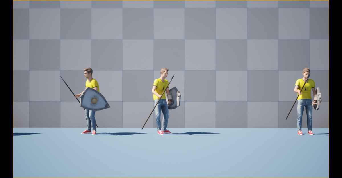 Medieval Castle Guard Animation