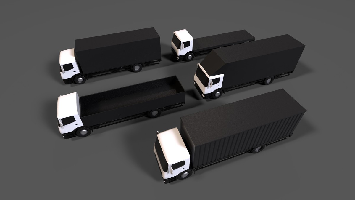 Modern Truck (Lowpoly)