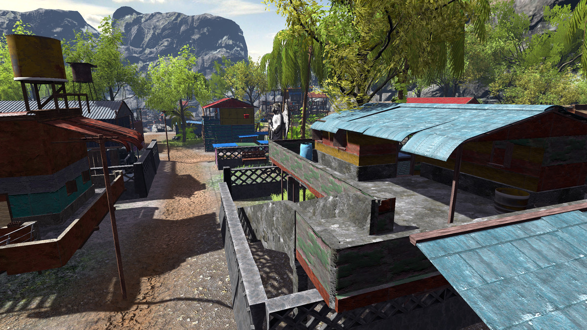 South Pacific Island - Map