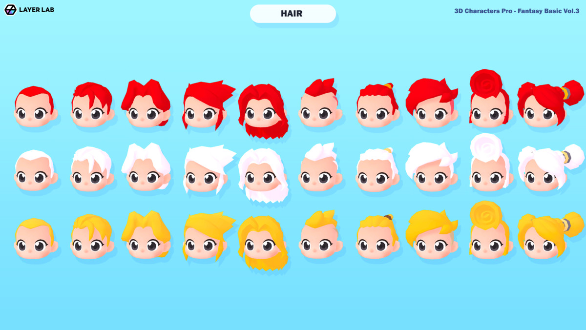 3D Characters Pro - Fantasy Basic Vol.3
