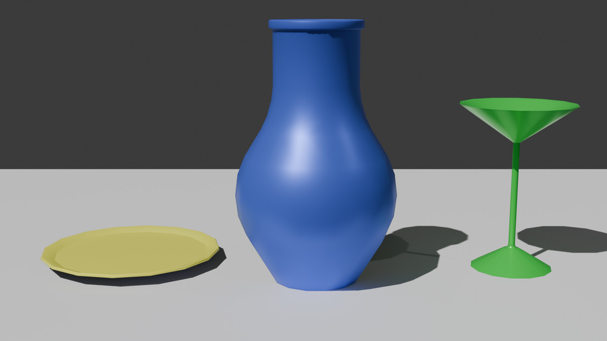 Stylized Low Poly Tableware Pack