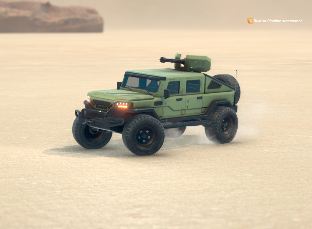 Combat Military Vehicle - Drivable 4x4 Pickup Truck