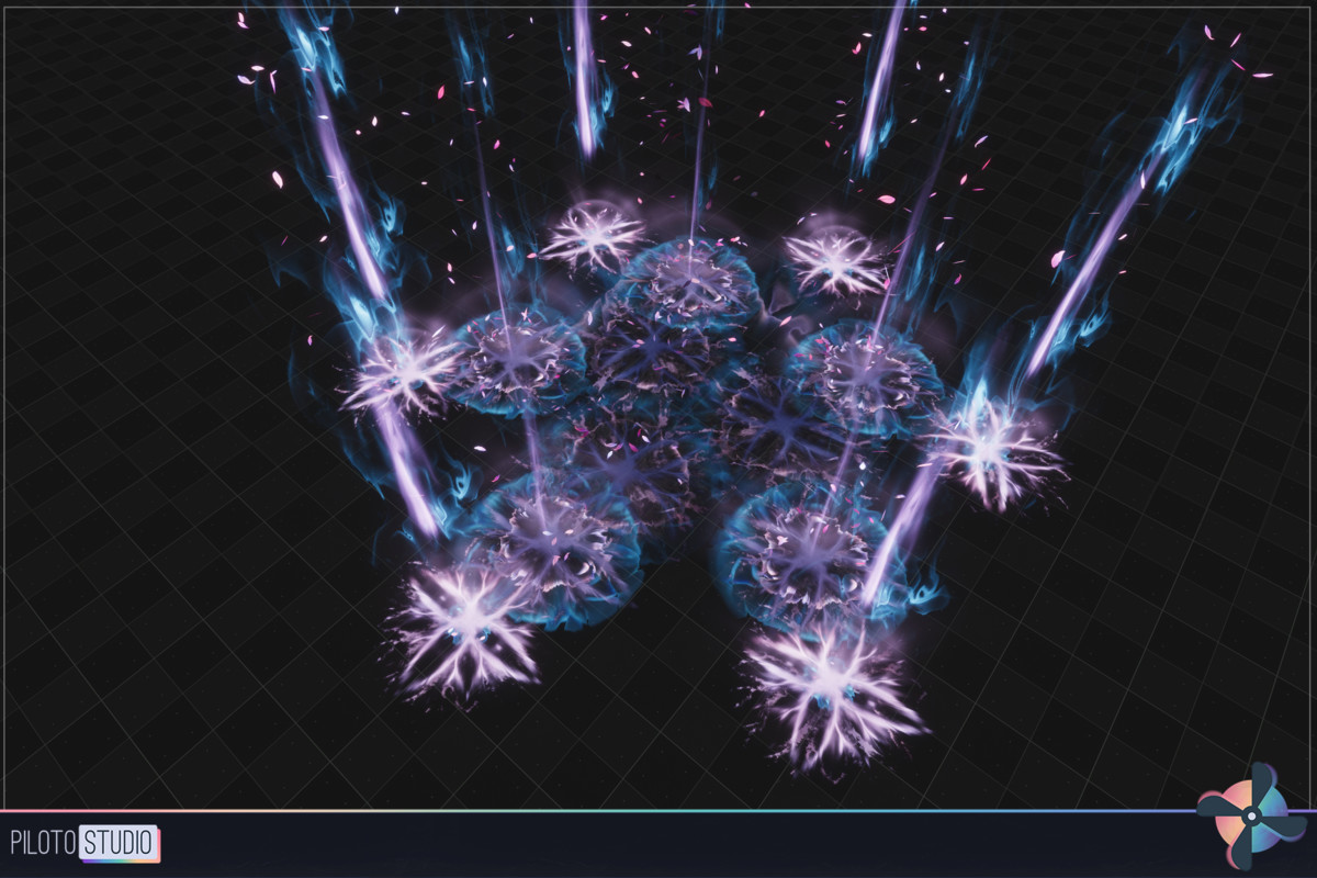 Realistic Spirit Blossom Spells VFX