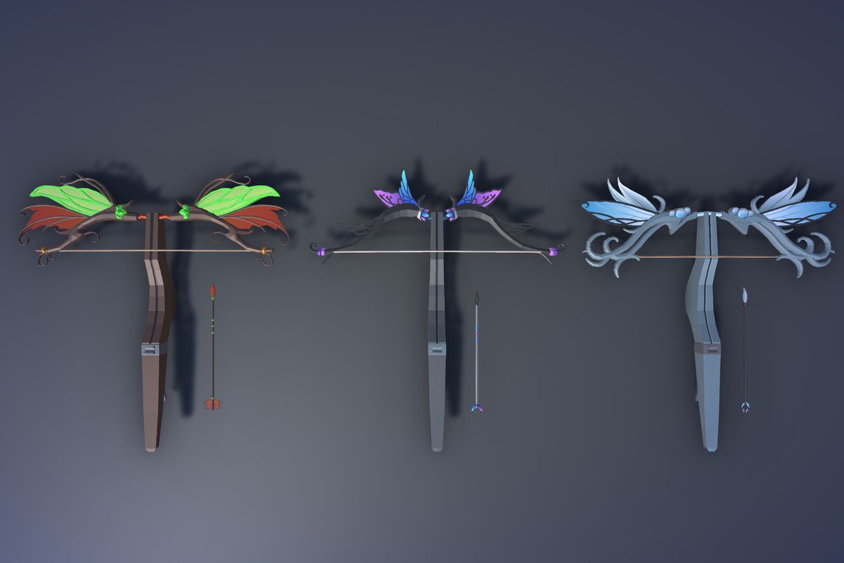 900 Low Poly Fantasy RPG Weapons - Ultimate 3D Pack