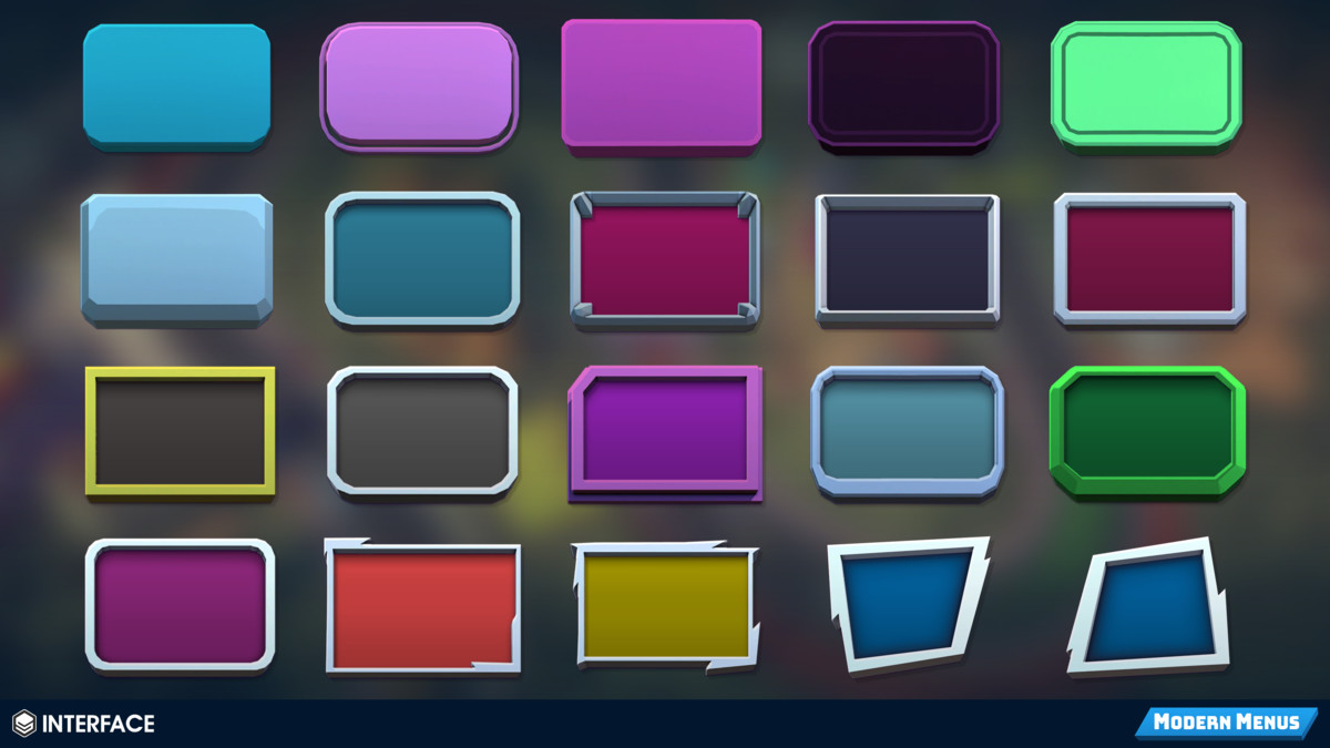 Modern Menus - Synty INTERFACE - GUI
