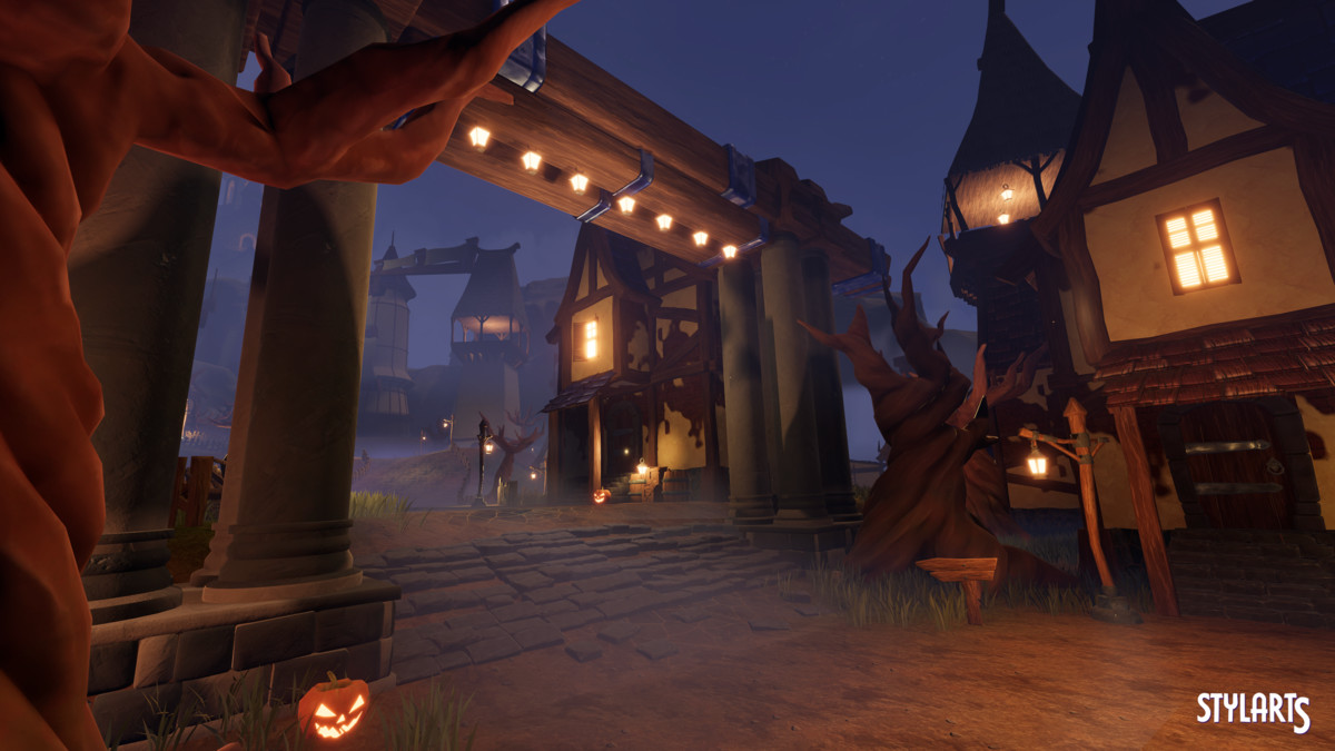 Stylized Magical Haunted Village