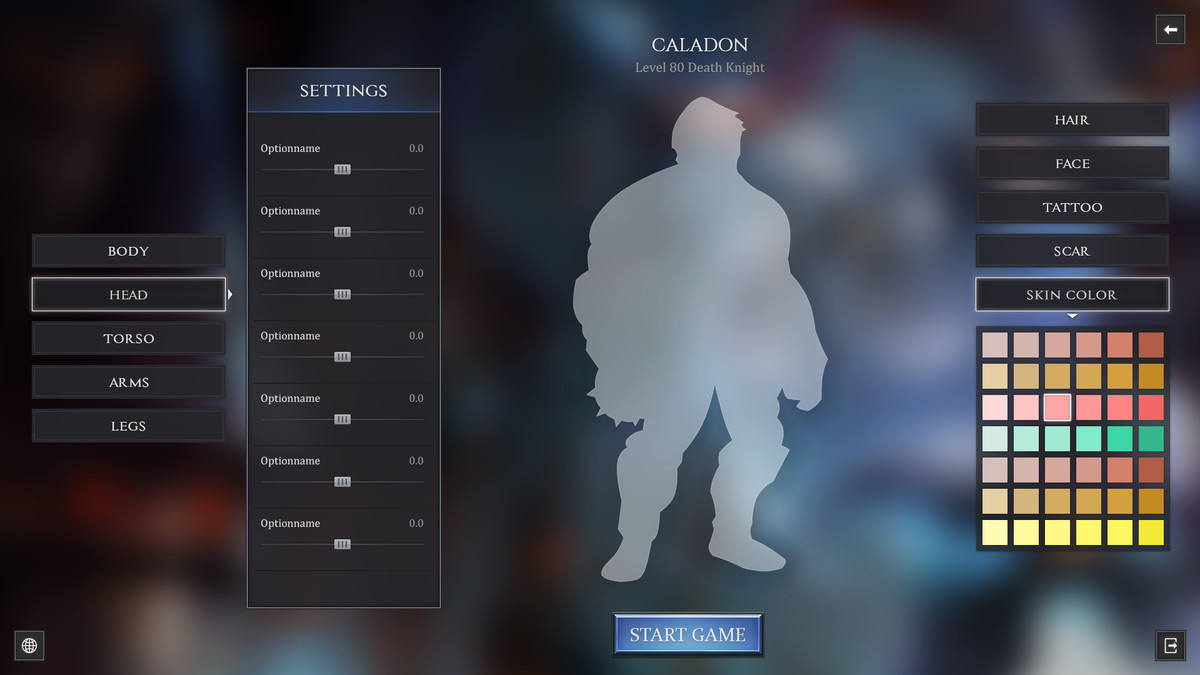 RPG & MMO One - PC and Mobile UI
