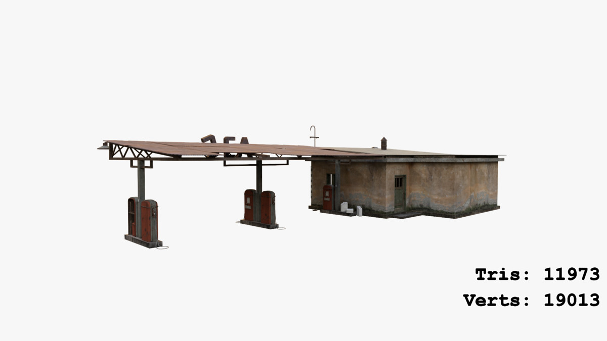 Abandoned Apocalyptic Buildings Mega Pack