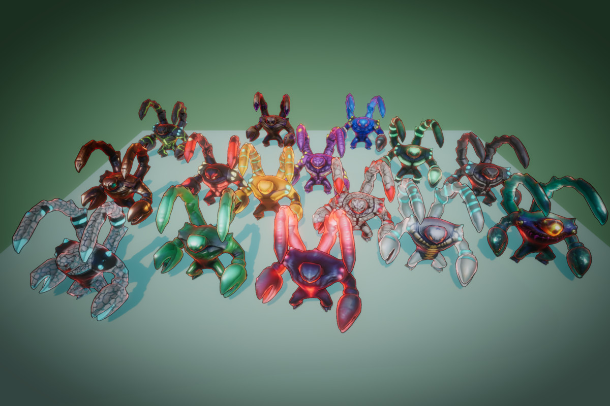 Fantasy Monster Evolution Pack 16-17–18 – Game Ready Creatures | PixeliusVita