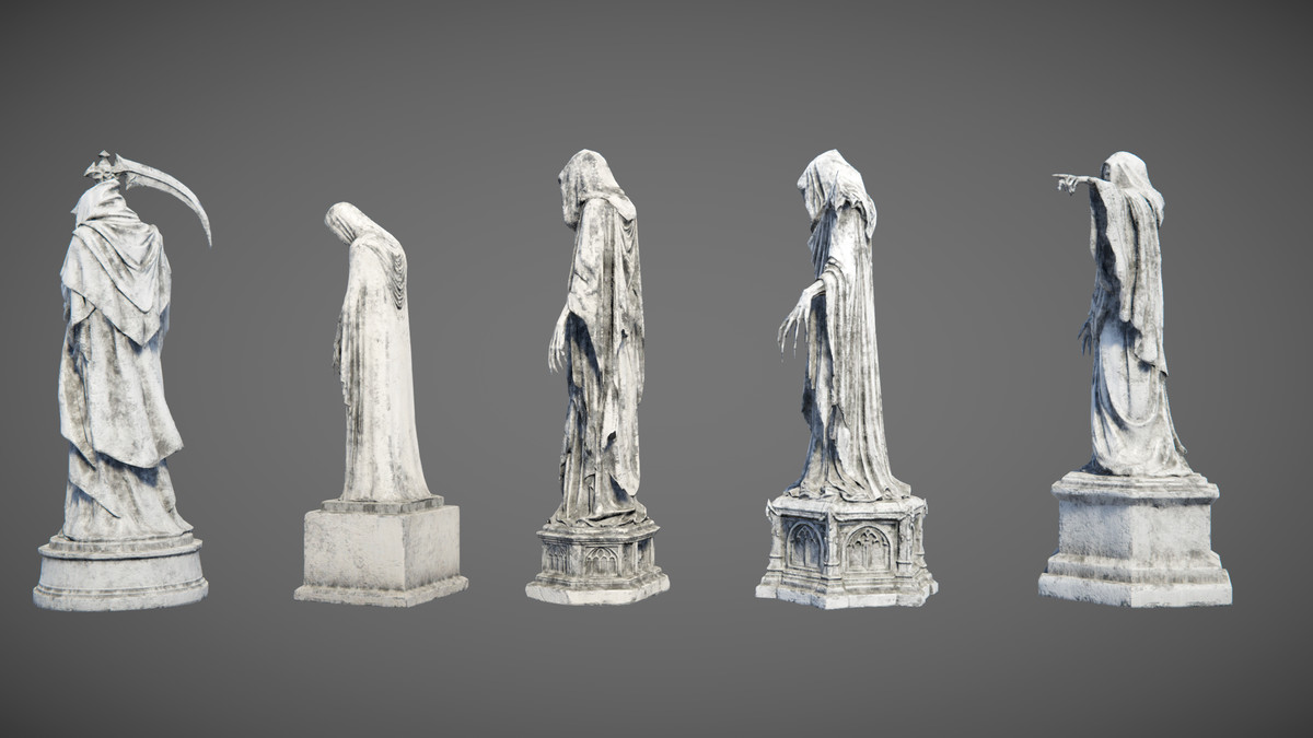 Haunted Statues