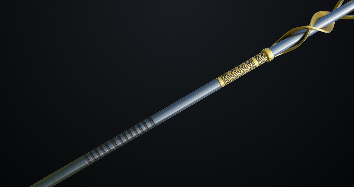 Fantasy Trident 02 URP HDRP Textures