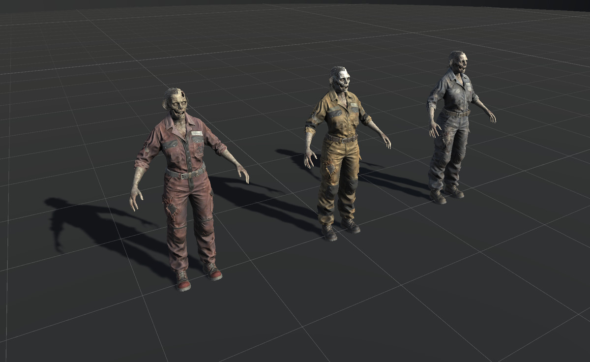 Zombie Worker Girl