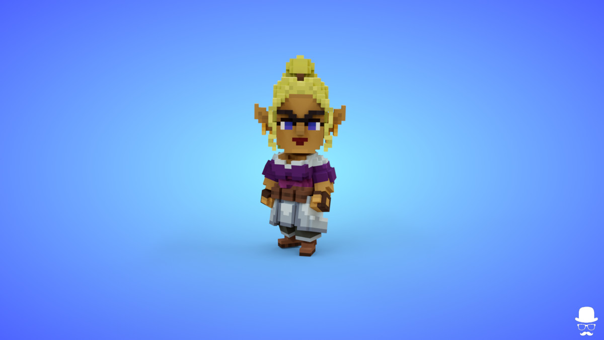 Voxel Dwarf Characters Pack