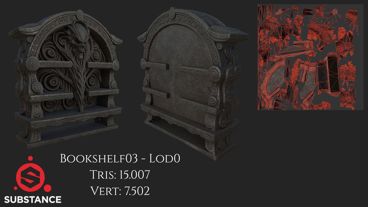 4 Dark Fantasy Bookshelves