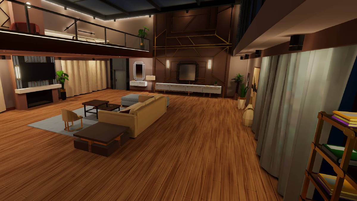 LowPoly Luxury Loft Interior