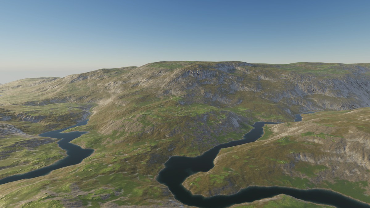 Procedural Mountains & Rivers 8K - 37 Terrains
