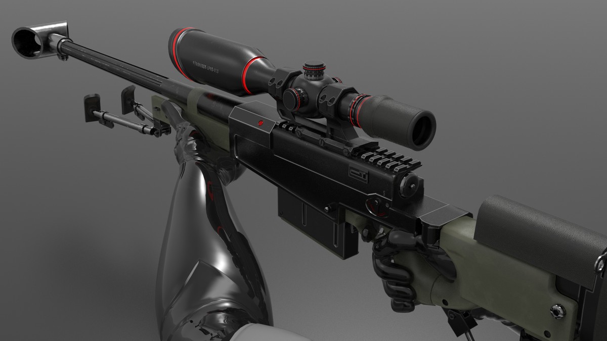 AXW-50 Sniper Rifle ( Fps - Tps)