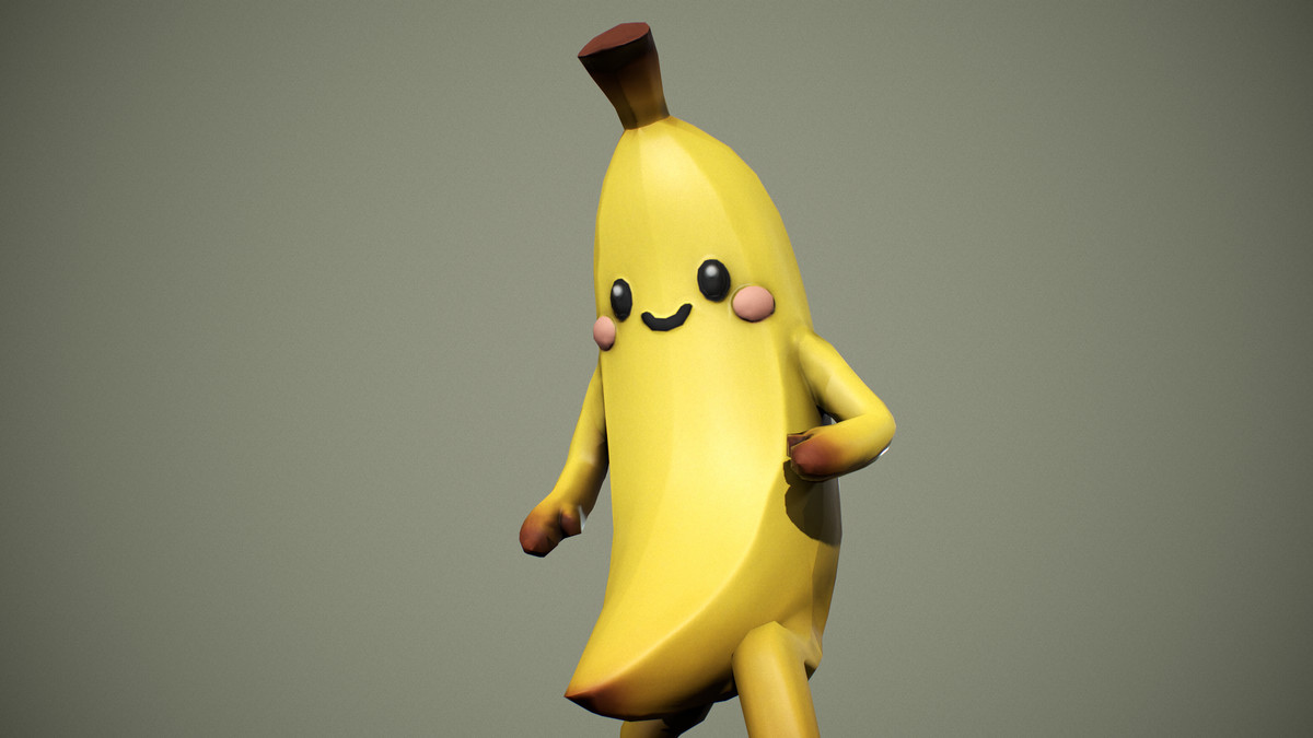 Cute Banana Character