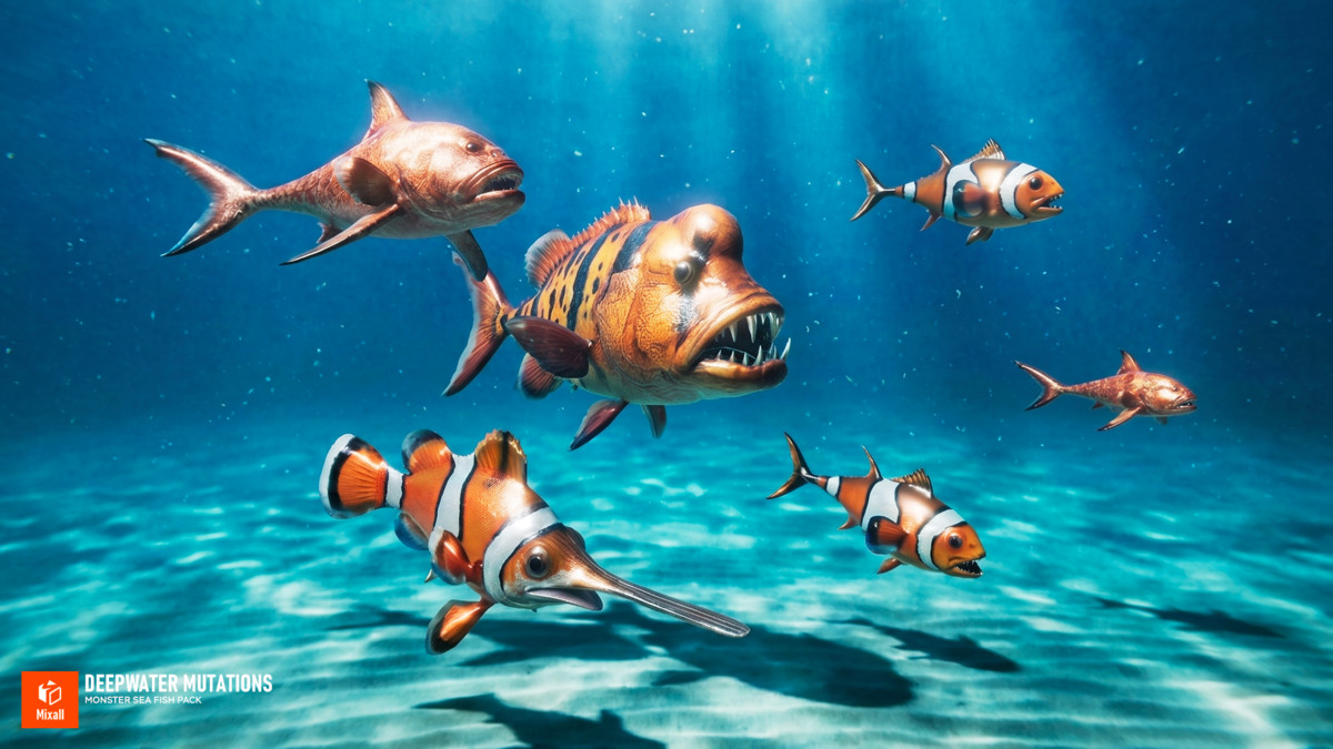 Deepwater Mutations - Monster Sea Fish Pack