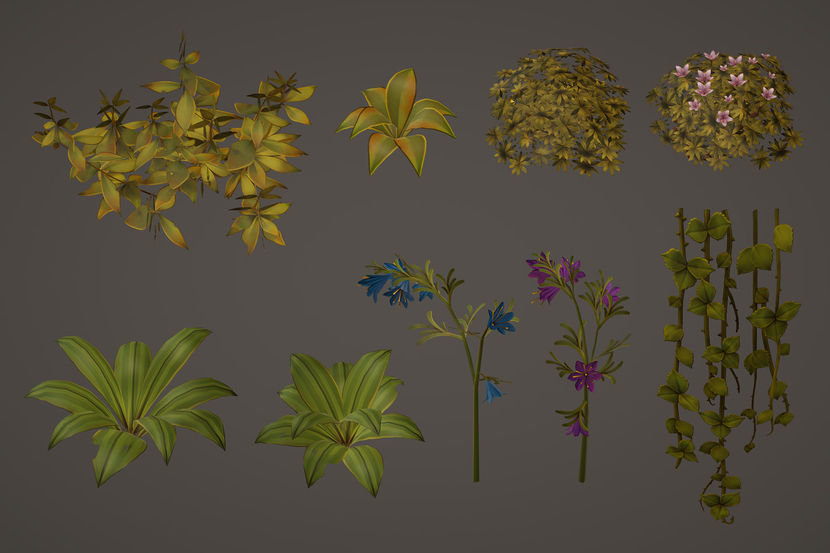 Ruins Forest Environment