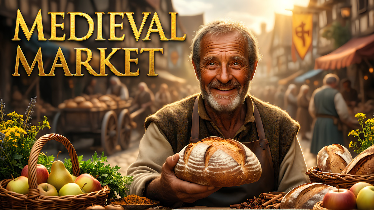 Medieval Fantasy Market Music Pack – Ancient City & RPG Trading Ambience