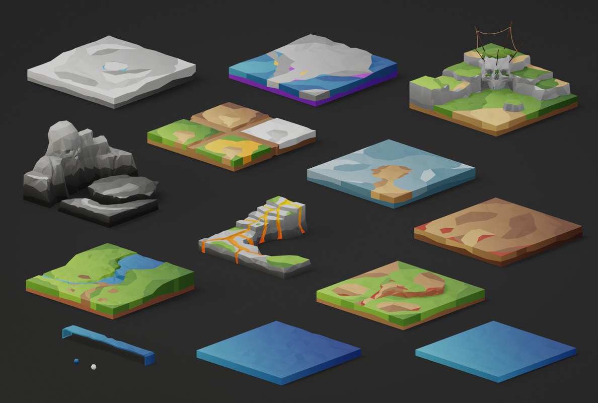 Low Poly Fantasy Locations