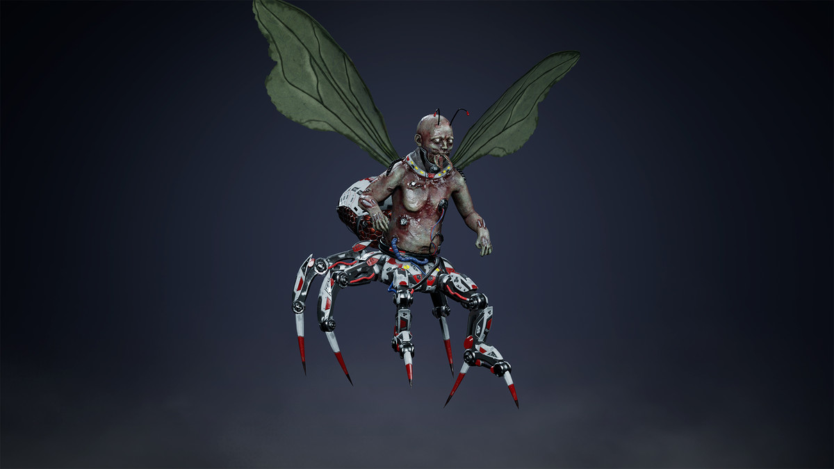 Fantasy Cyborg Mosquito