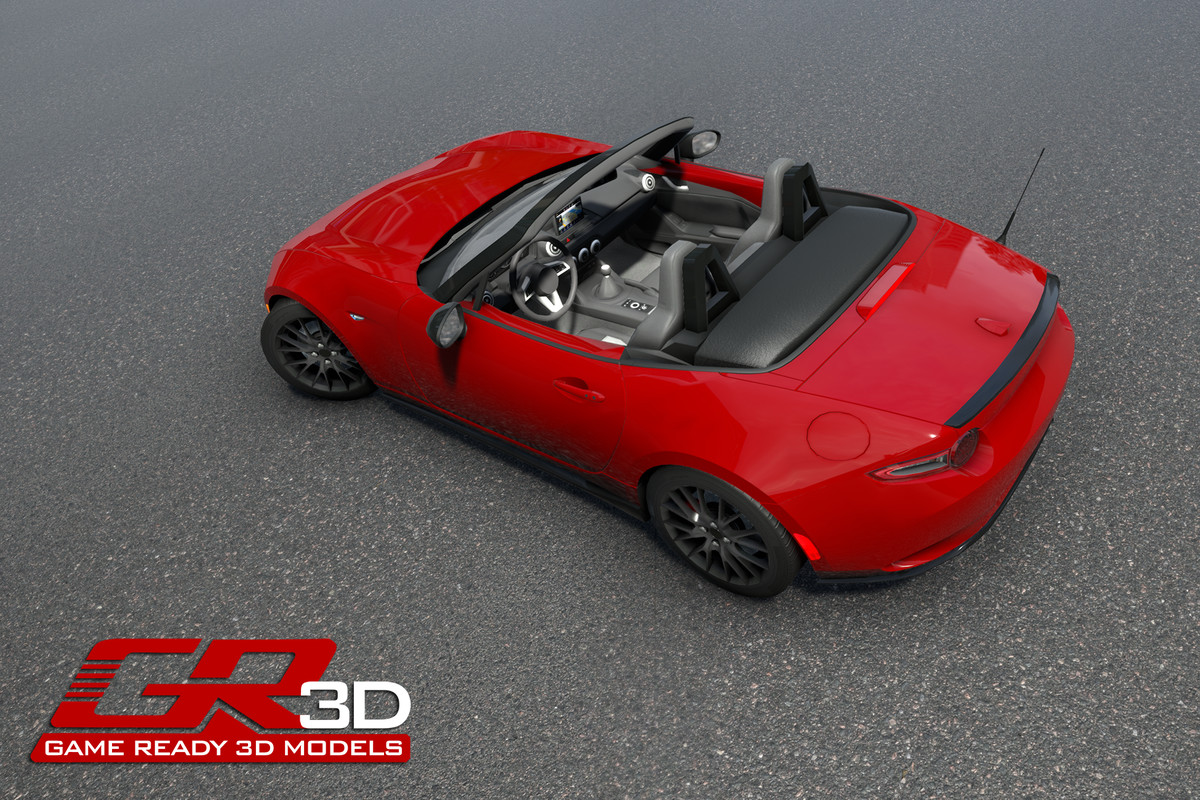 GR3D Convertible Sports Car 011518SSCR