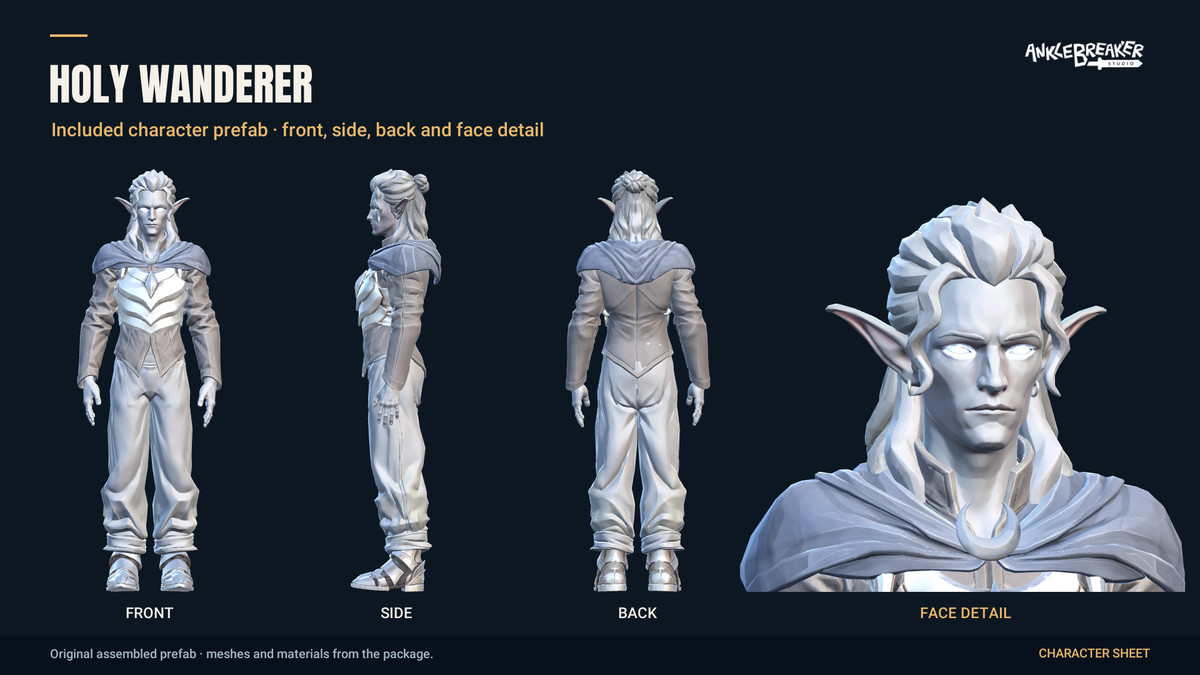 Stylized Elves Characters - Facial & Body Rig