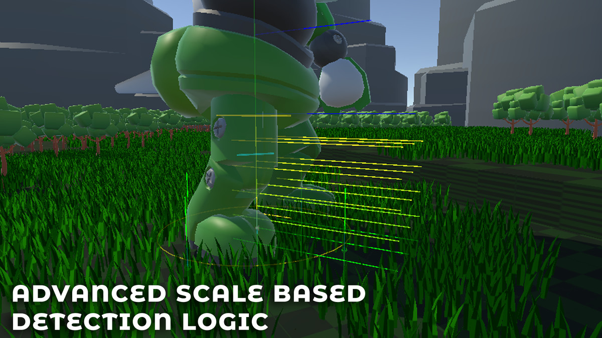 Large Scale Character Controller | Kaiju,Titan and Boss Movement System