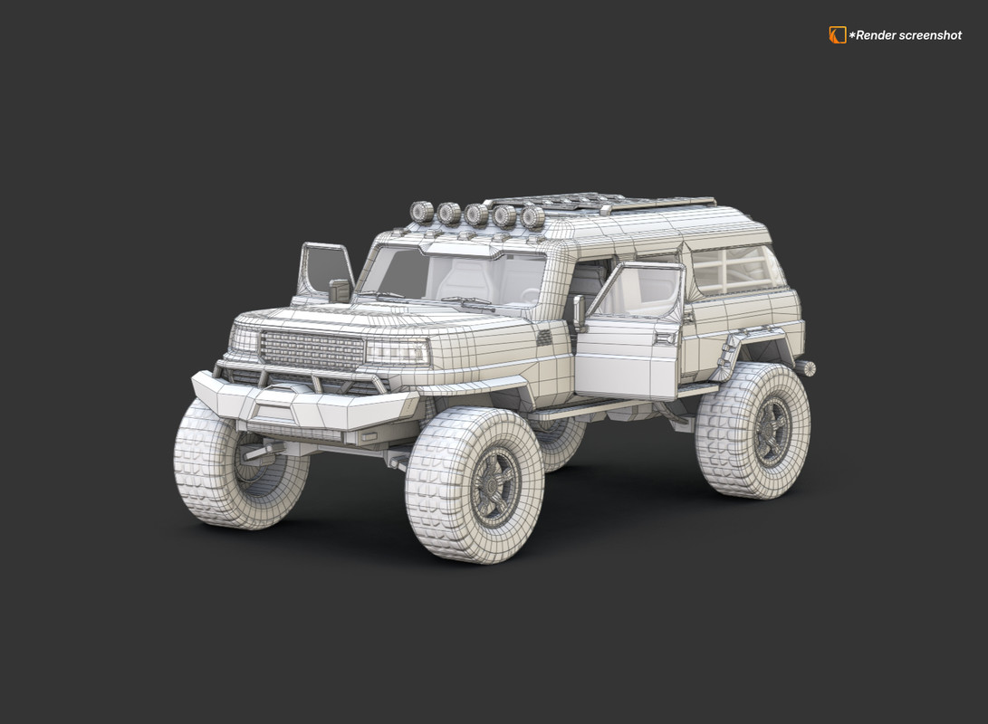 LWB 4x4 - Heavy Duty Off-Road SUV Vehicle Physics