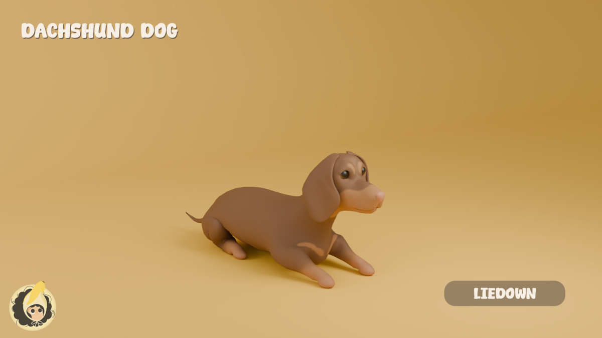 Animated Dachshund Dog