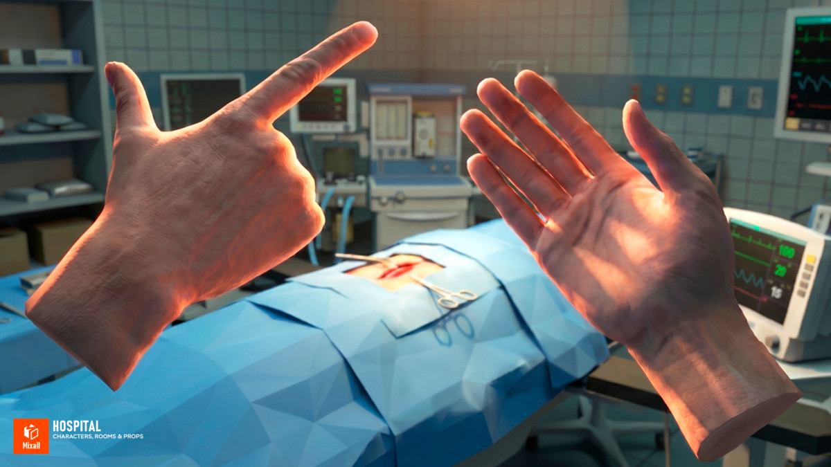 Hospital - Characters, Rooms & Props