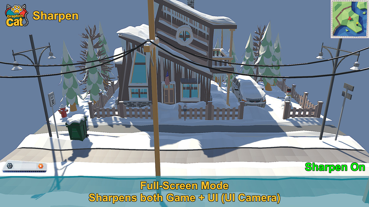 Sharpen - URP Screen Sharpening