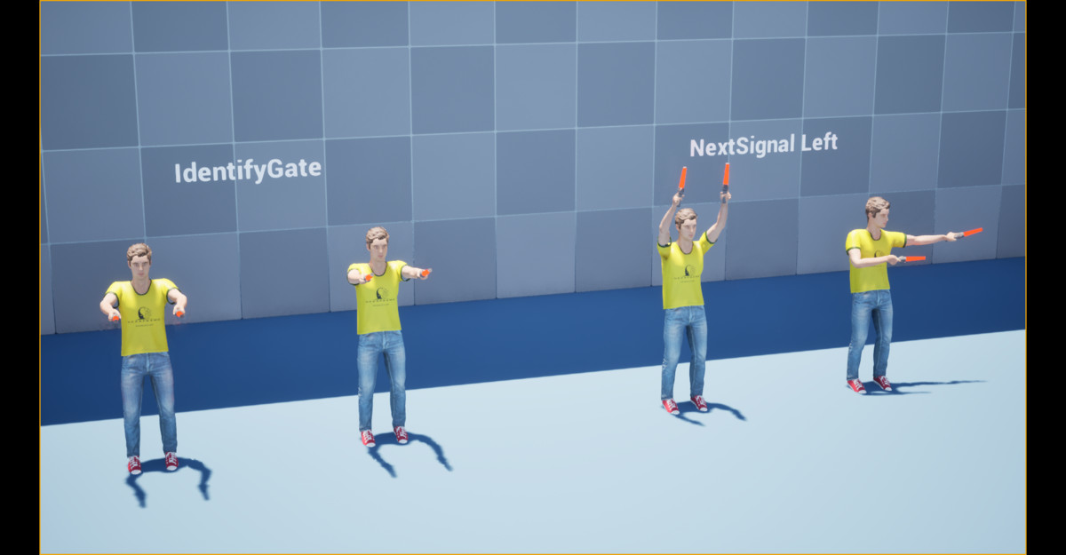 Aircraft Marshalling Animation