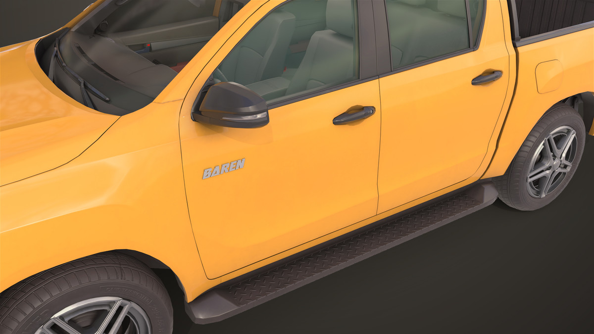 Pickup Truck 04 Brown URP HDRP Textures