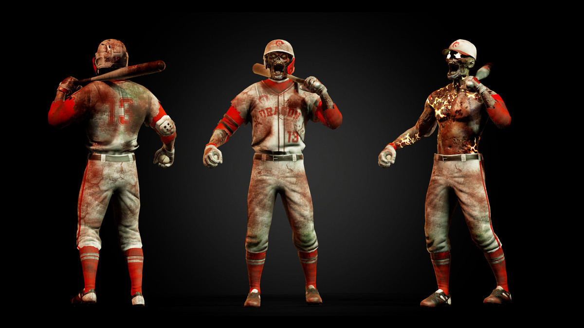 BASEBALL PLAYER ZOMBIE