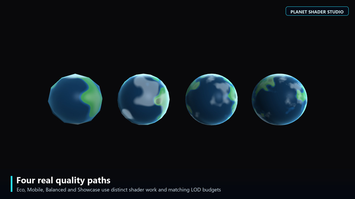 Planet Shader Studio — Mobile & WebGL