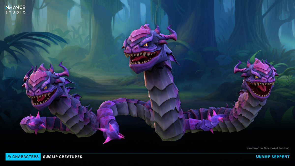 Stylized Swamp Creatures