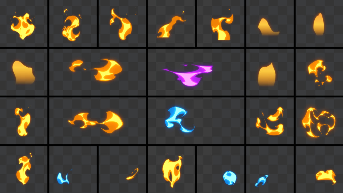 2D Fire Fx Animation Pack