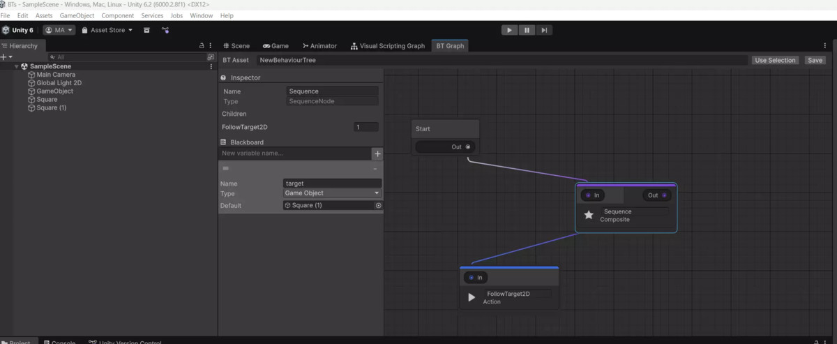 BTGraph Lite- AI Behaviour Tree Framework