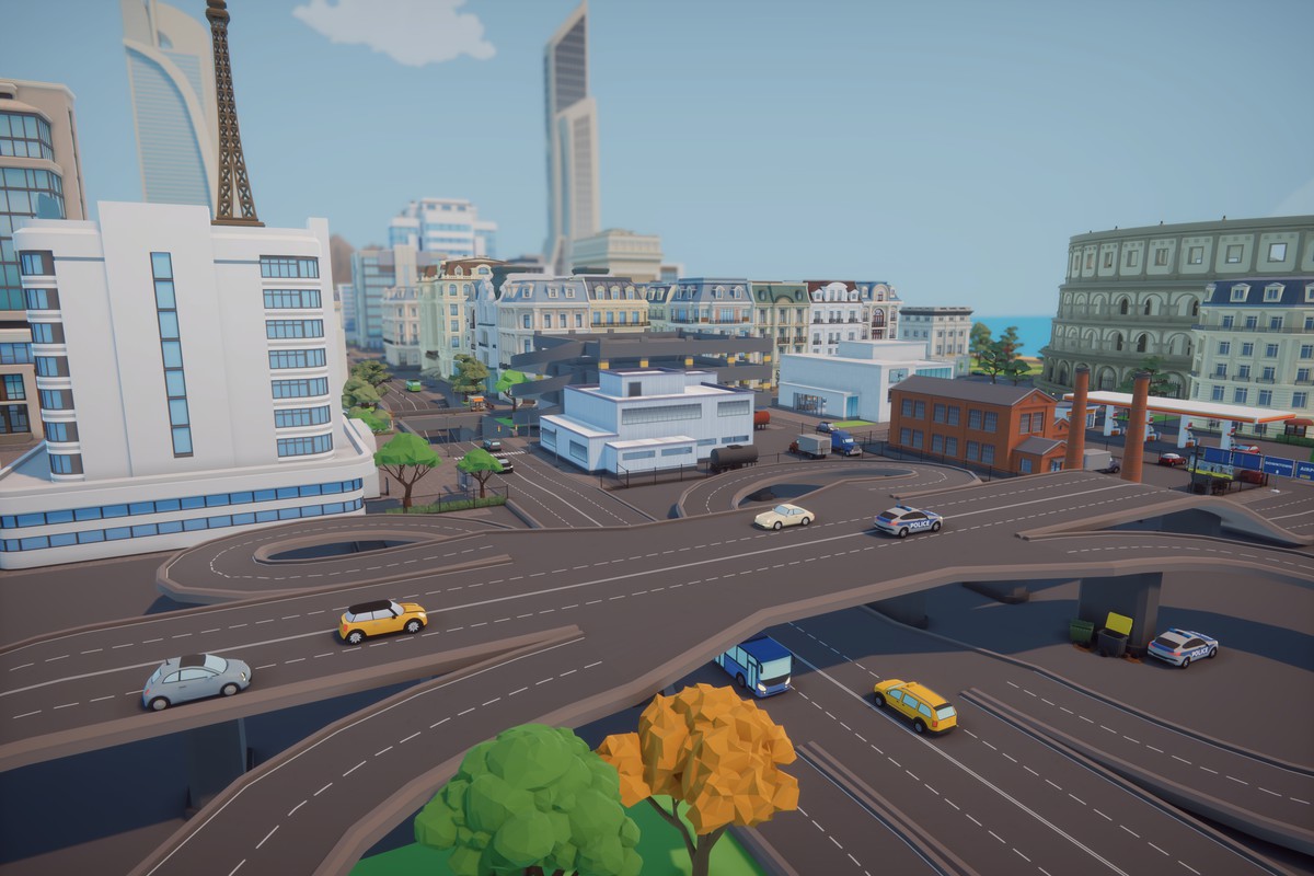 Low Poly Euro City