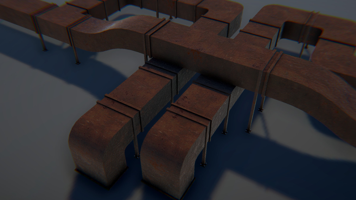 Modular Industrial Air Duct System