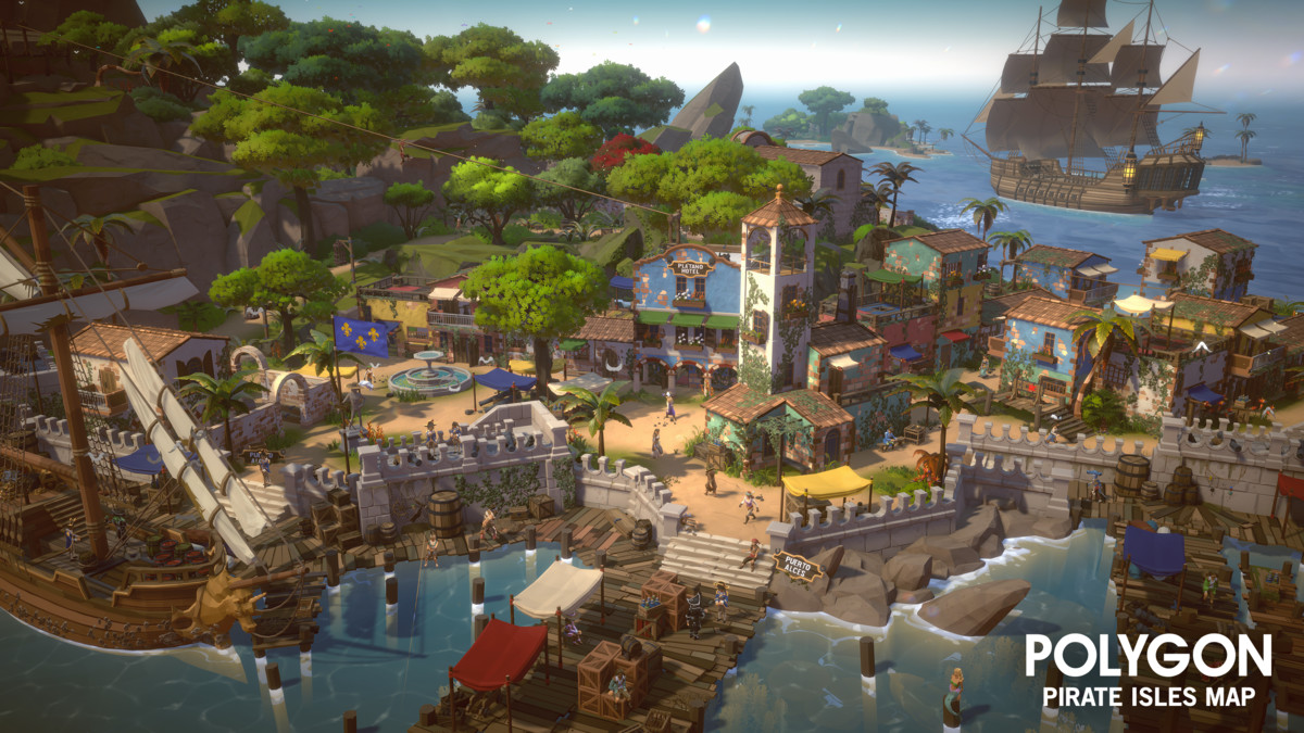 POLYGON - Pirate Isles Map - Art by Synty