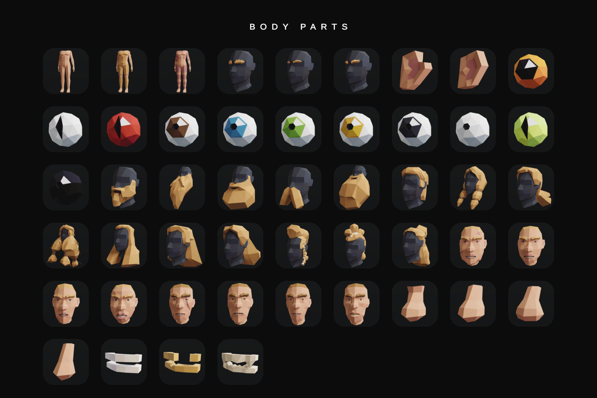 PolyActors - Modular Fantasy People