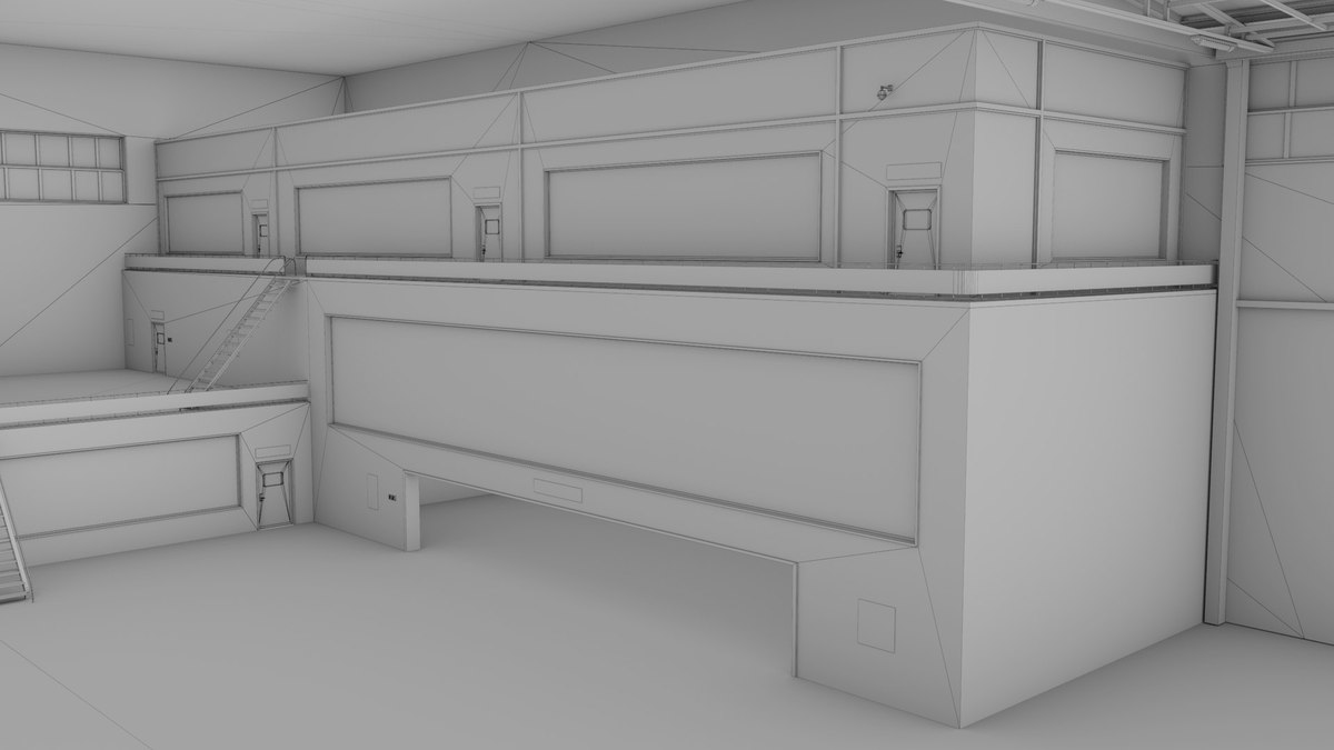 Logistic Cargo Warehouse Interior and Exterior URP HDRP Textures