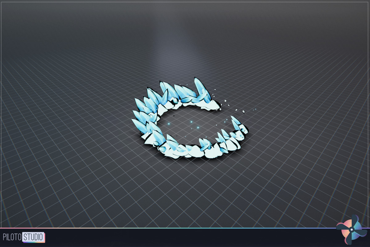 Roguelike Magic Ice VFX