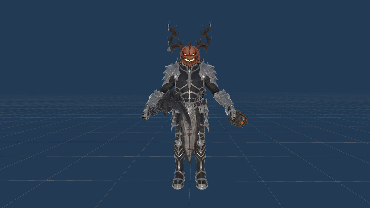 Pumpkin Reaper – Dark Fantasy Halloween Character